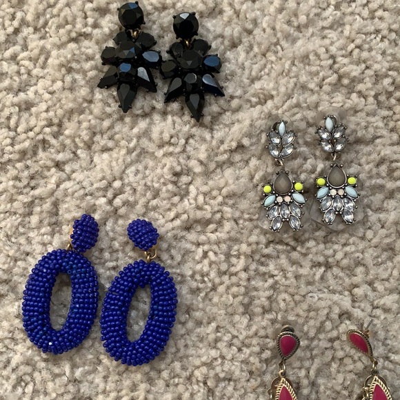 Mix of statement earrings from jcrew factory, target and loft - Picture 3 of 4